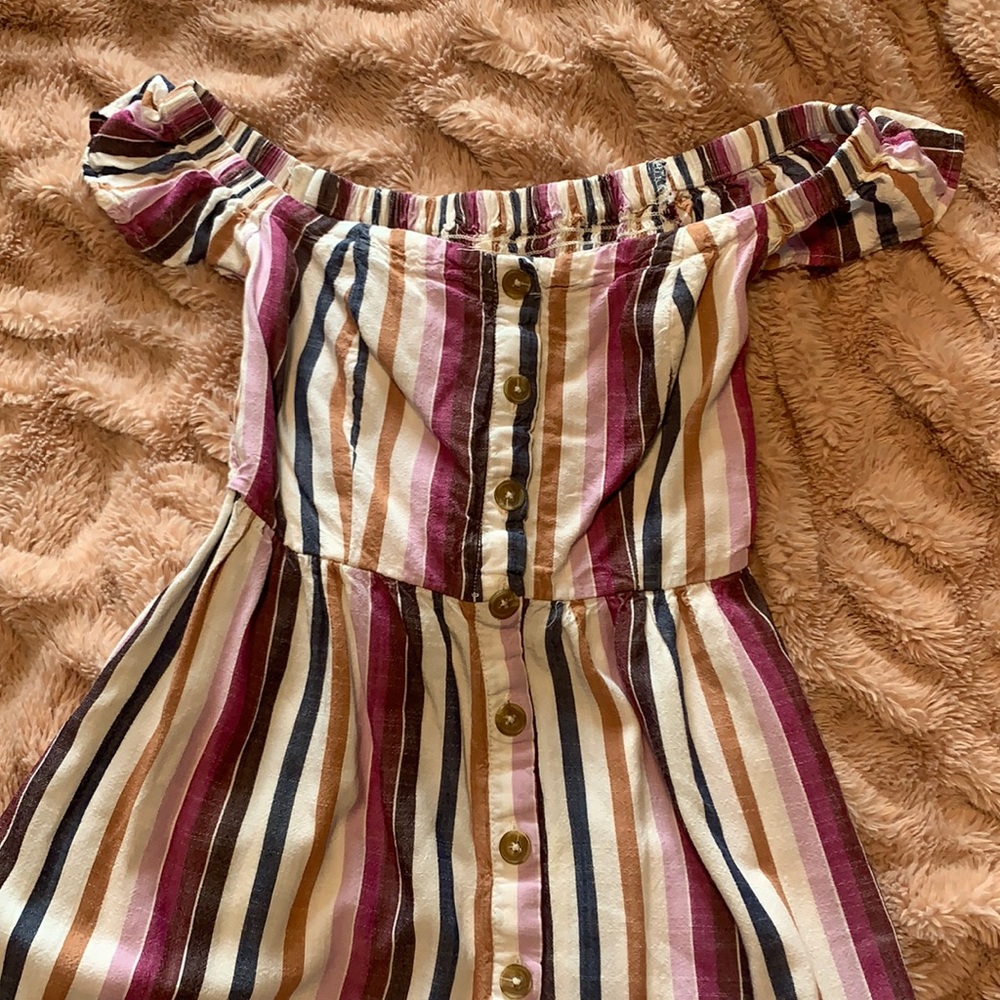 over the shoulder dress